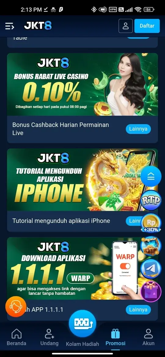 JKT8 Permainan Slot